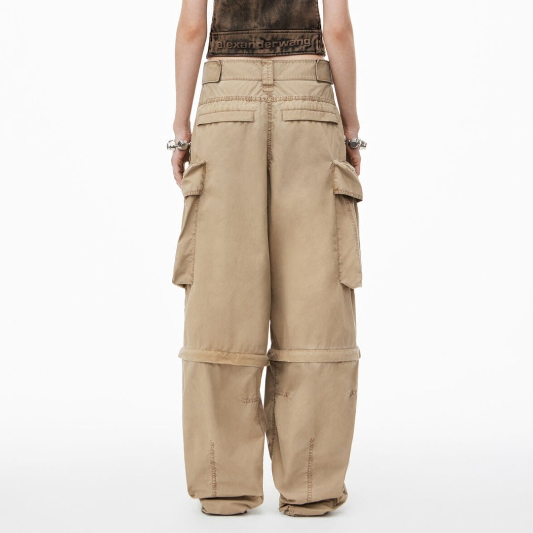 Over -size pocket cargo pants