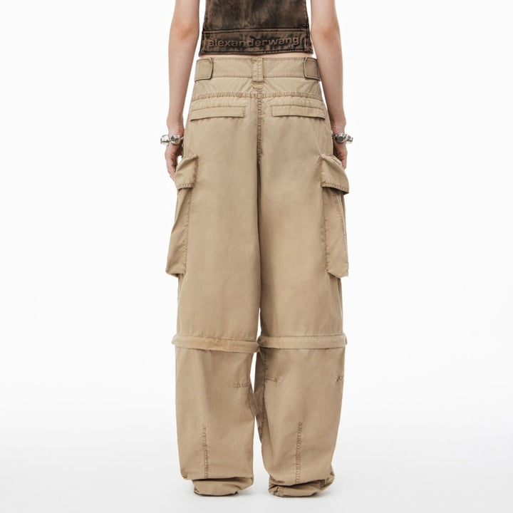 Over -size pocket cargo pants