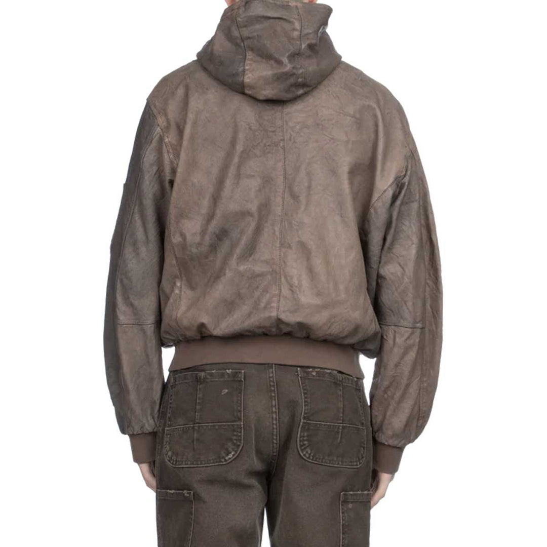 ALEXANDER DIGENOVA - LEATHER BOMBER JACKET