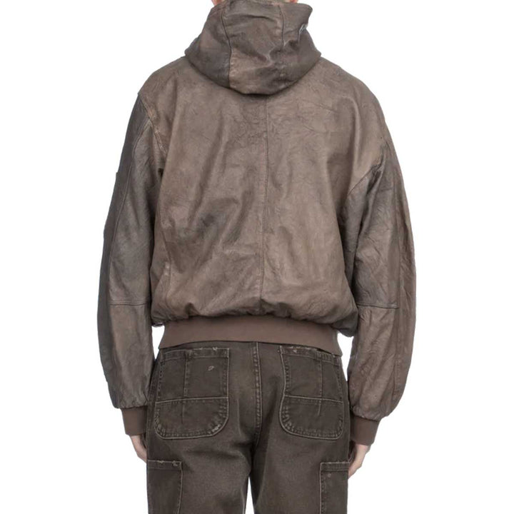 ALEXANDER DIGENOVA - LEATHER BOMBER JACKET