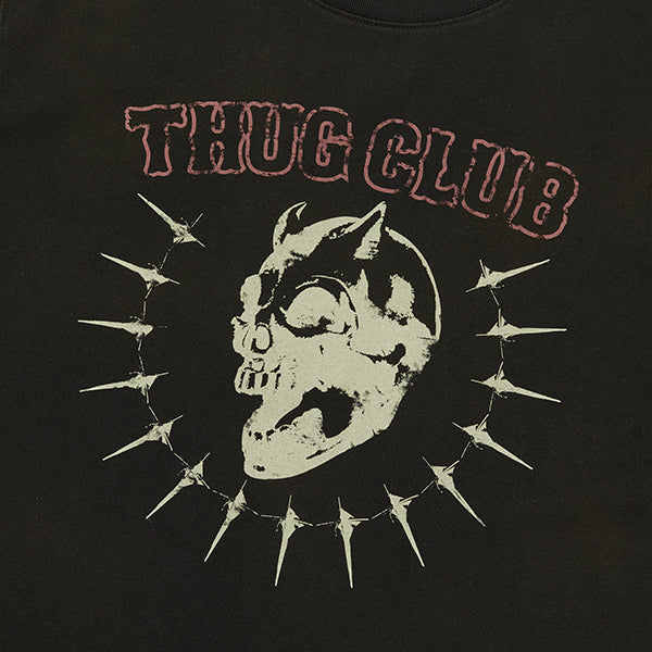 THUG CLUB - VINTAGE RIDING SKULL T-SHIRT