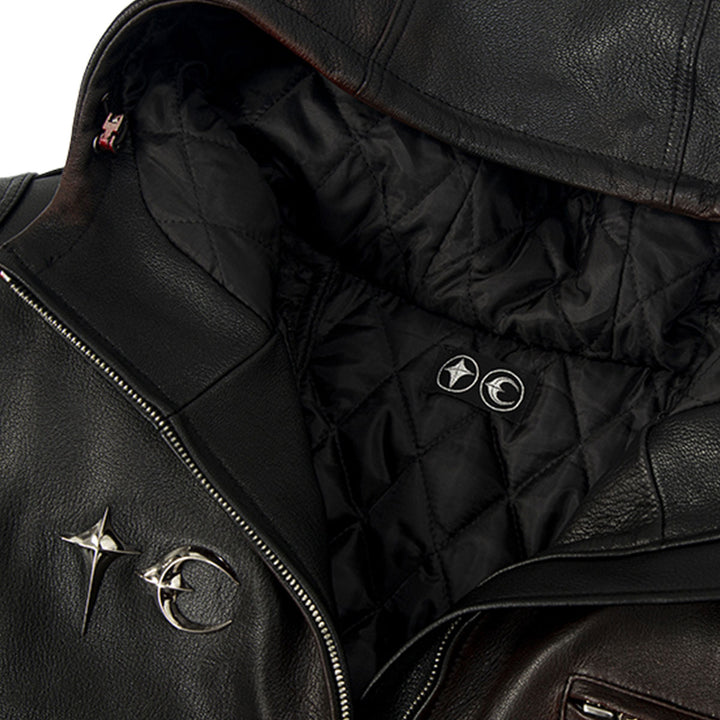 Rock Leather Jacket - THUG CLUB