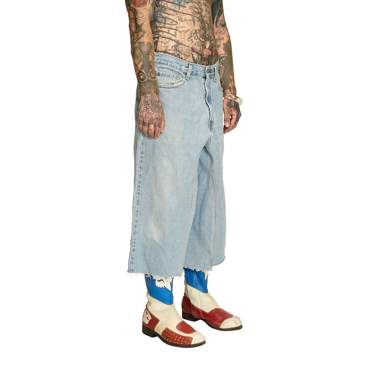JOSHUA JAMAL (ジョシュア・ジャマル) | DENIM NBHD SHORTS デニムショーツ