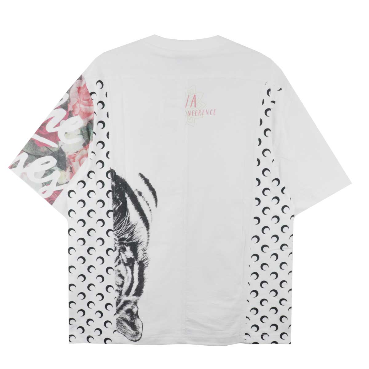 Marine serre(マリーンセル) | Upcycled jersey crewneck t-shirt Tシャツ