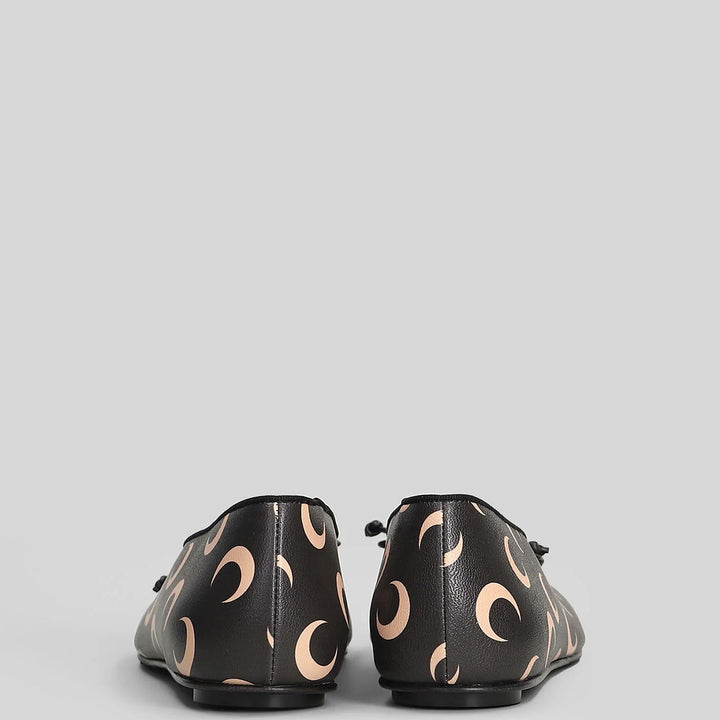 Moon Printed Ballet flats
