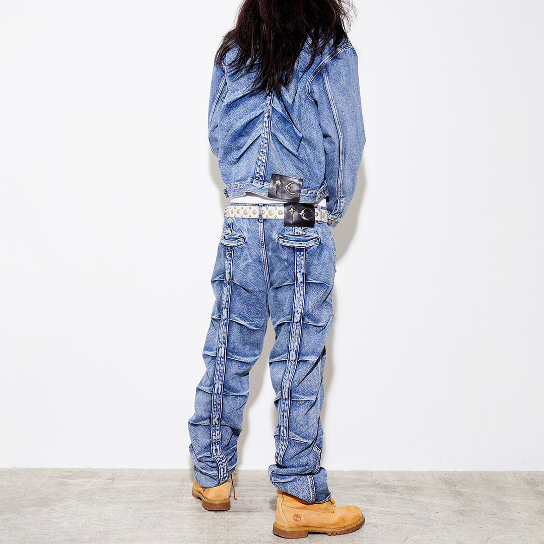 LINE GOB DENIM PANTS