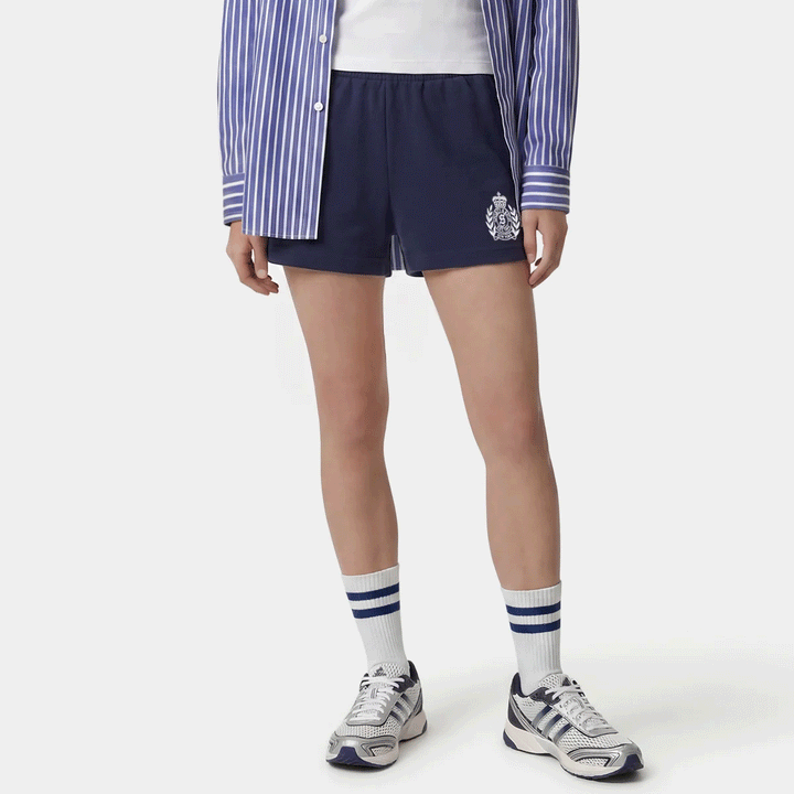 NY Crest Embroidered Disco Short