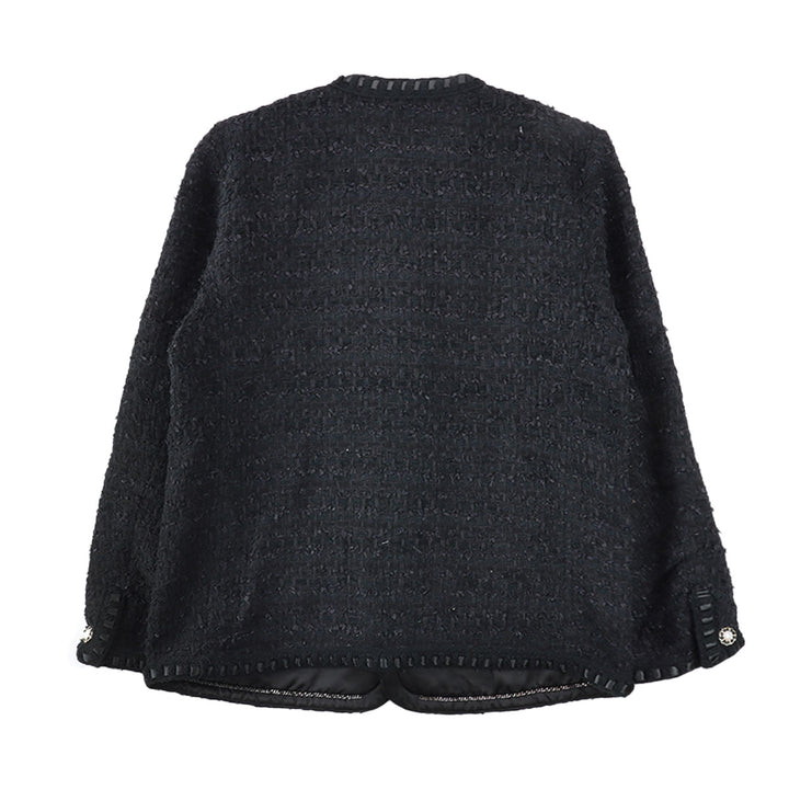 TWEED JKT PEARL_BLK