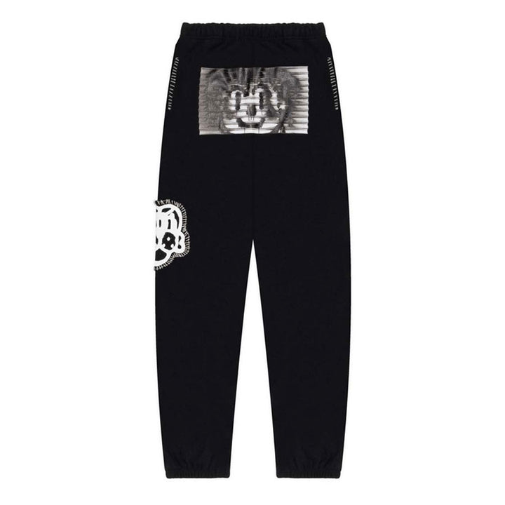 Hand-stitched sweatpants