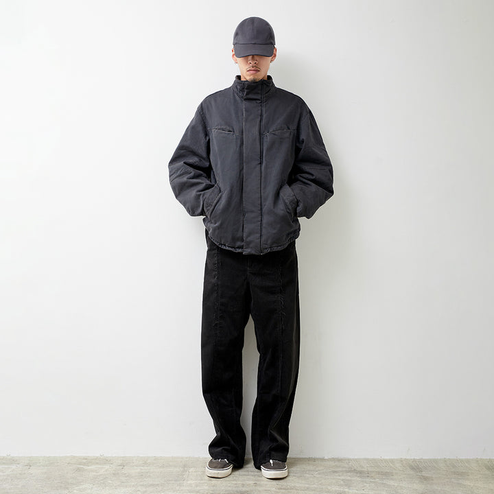 RIDLEY CURVED DENIM AFFIX PARKA