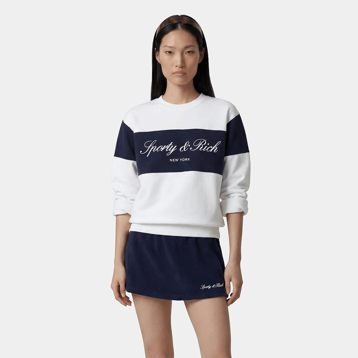 Signature Logo Block Crewneck