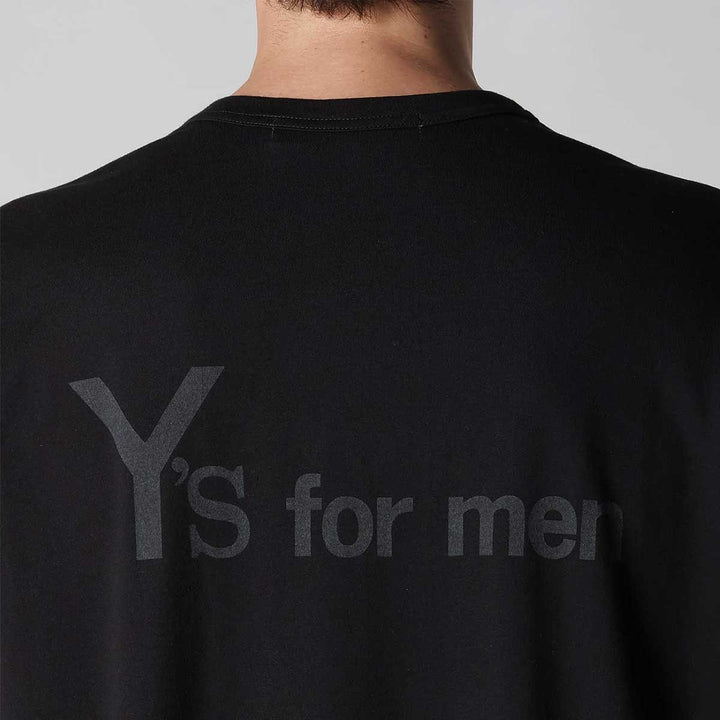 Y's for men BIG LOGO PRINT SHORT SLEEVE T-SHIRT