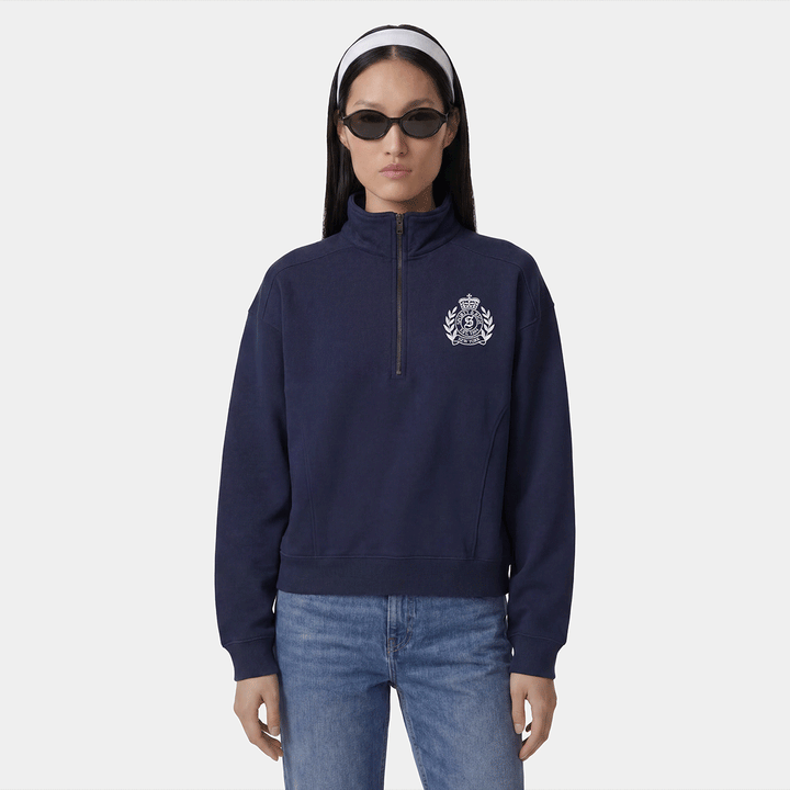 NY Crest Embroidered Quarter Zip