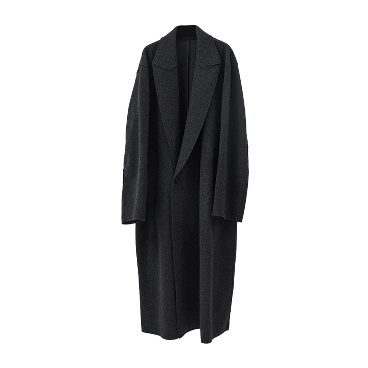 Fashion cashmere wool wrap coat