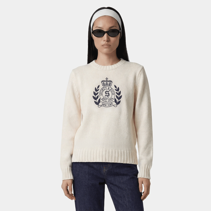 NY Crest Knitted Sweater