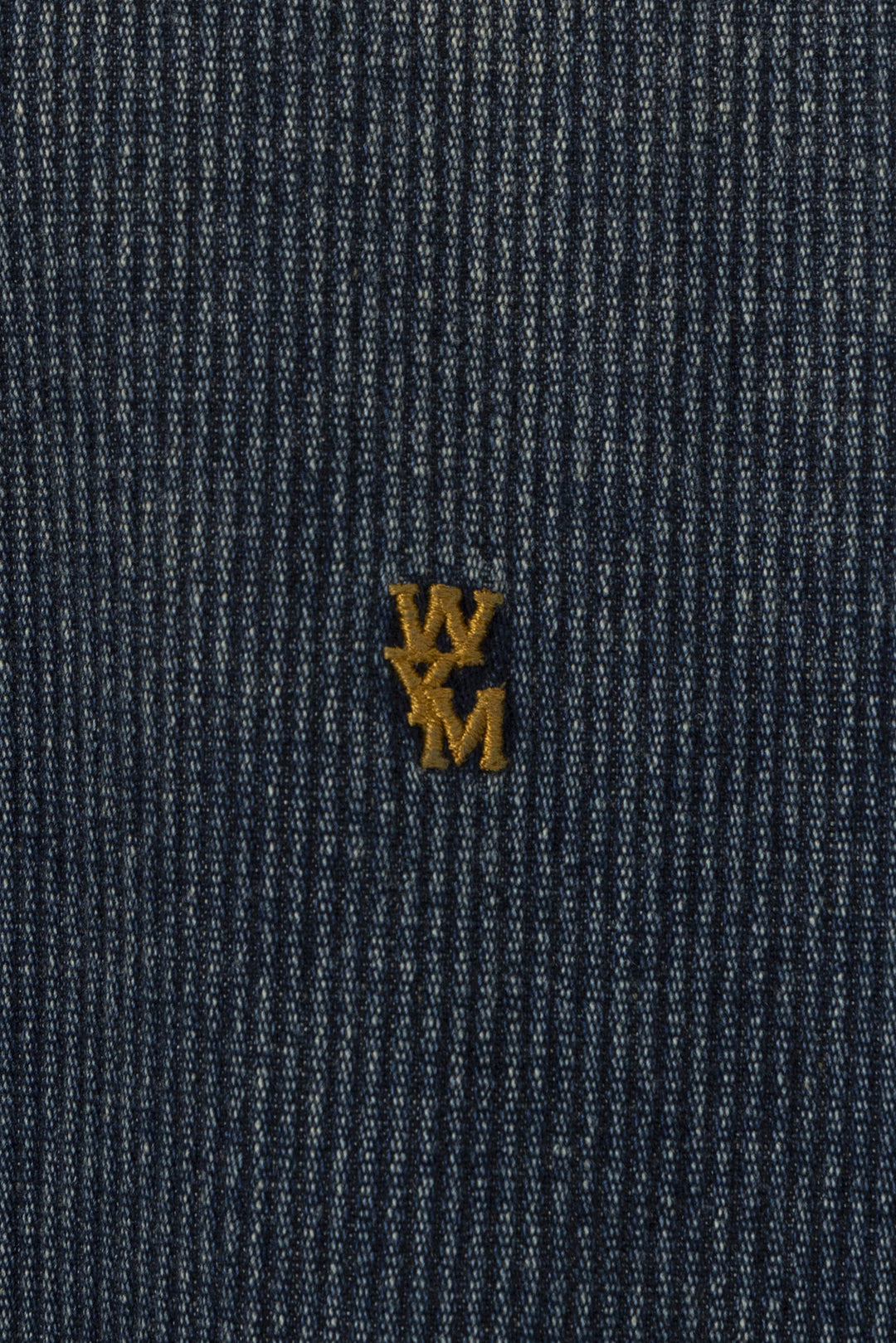 Blue Ribbed Denim Jumper