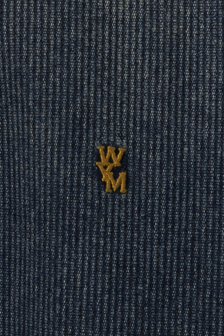 Blue Ribbed Denim Jumper