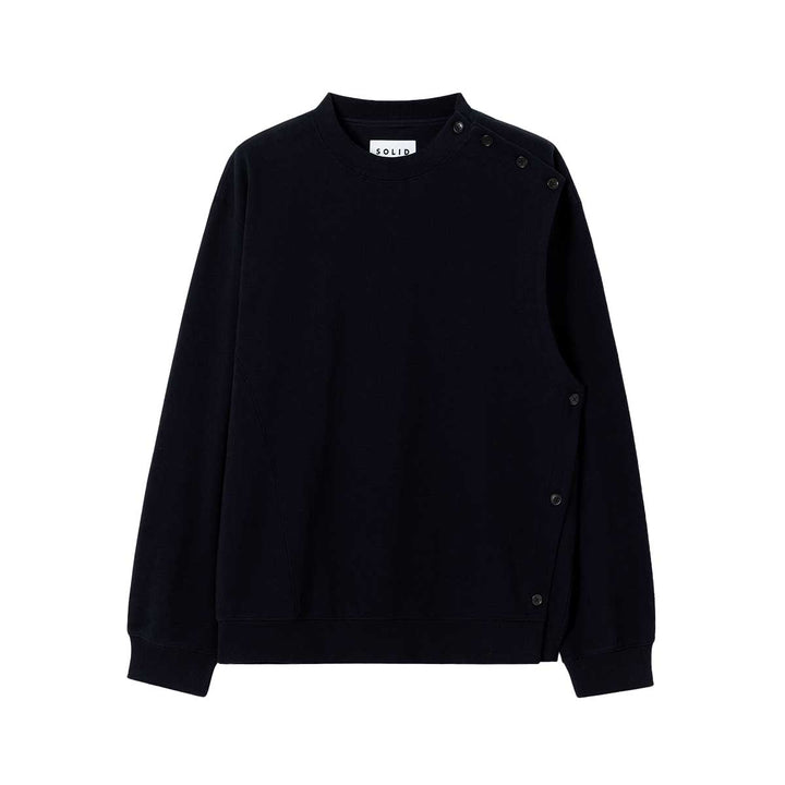 SOLID HOMME - Button Detail Sweatshirt