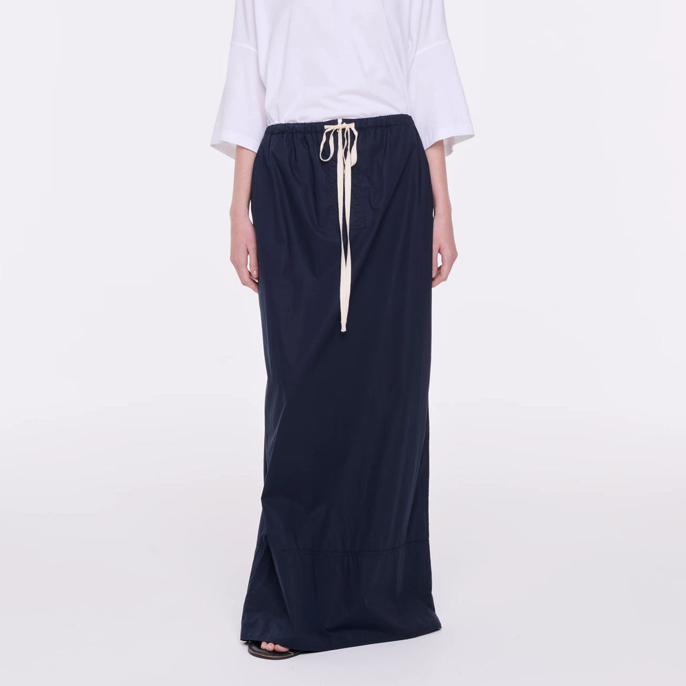 Plan C - テクニカルピマコットンロングスカート