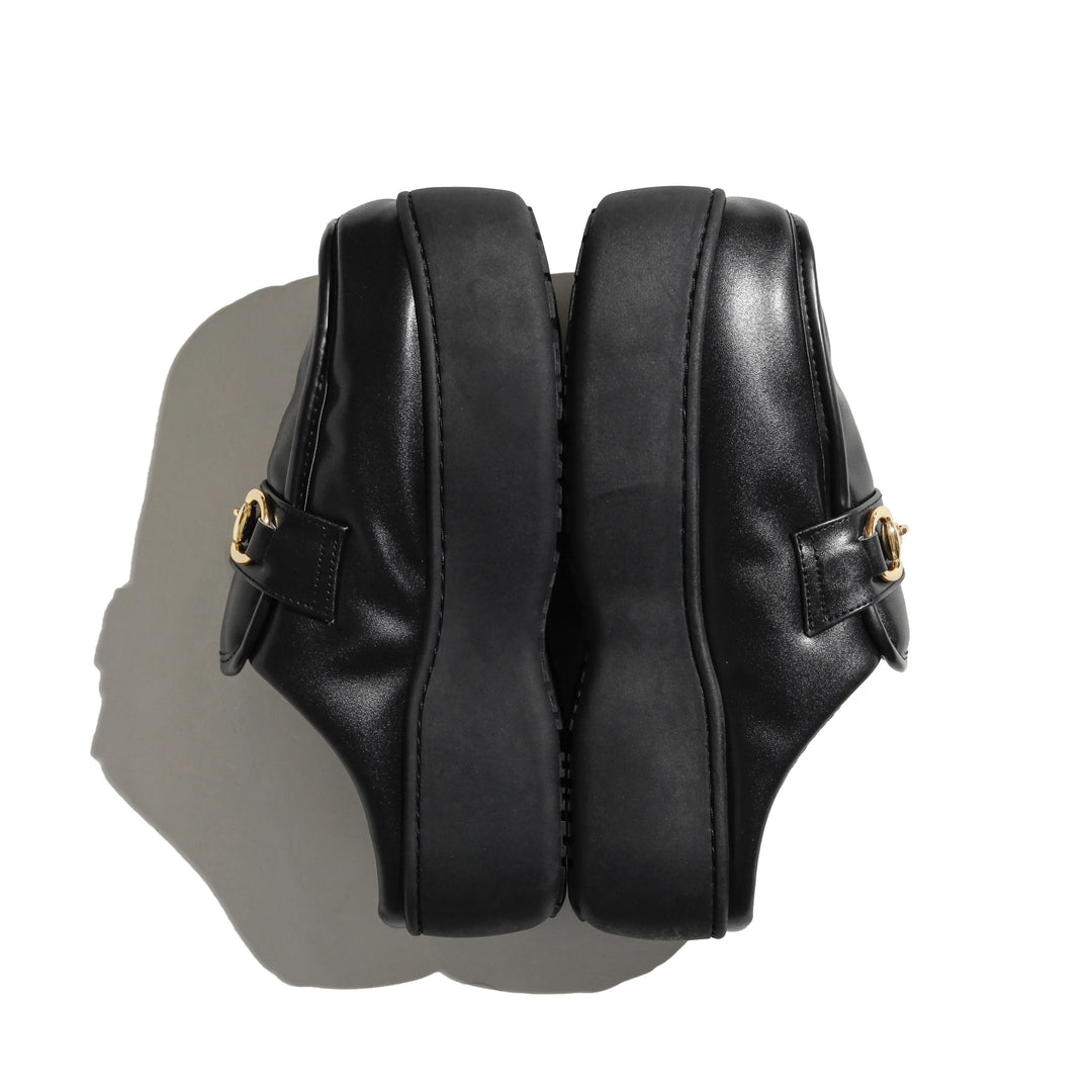 DOTS PLATFORM LOAFER BLACK
