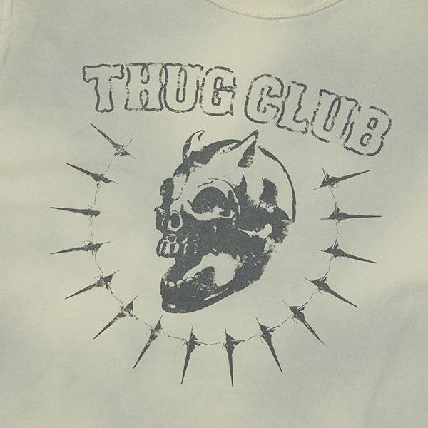 THUG CLUB - VINTAGE RIDING SKULL T-SHIRT