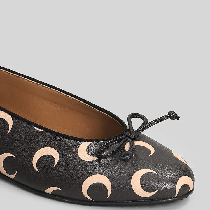 Moon Printed Ballet flats