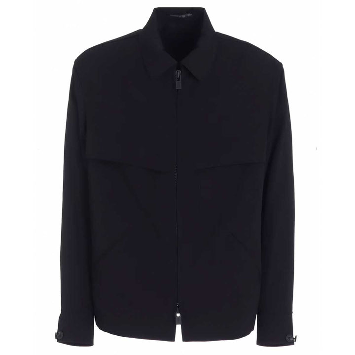 WOOL GABARDINE STORM SHIELD BLOUSON