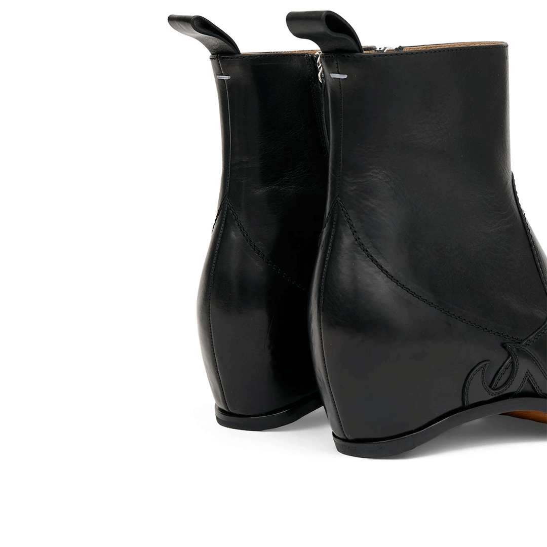 HEEL-LESS WESTERN FLAME BOOTS H45