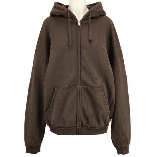 ZIP UP PAINTER HOODIE