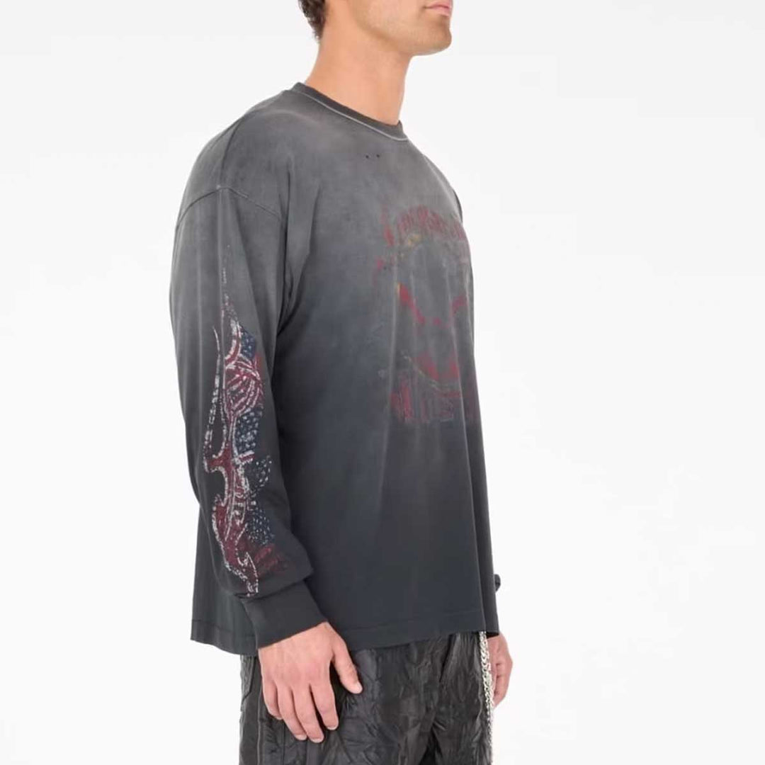 Printed long sleeve t-shirt