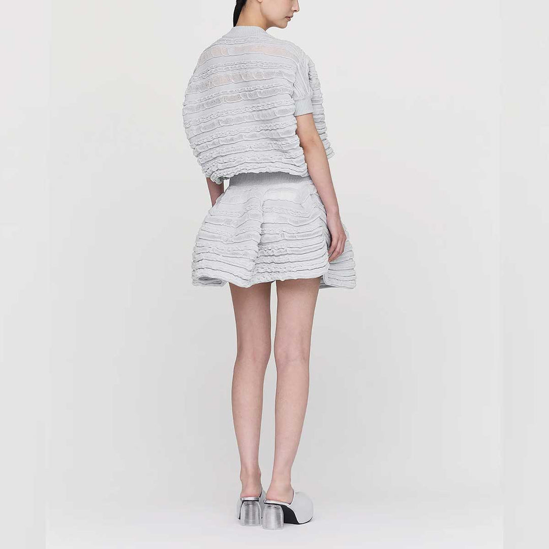 CFCL - POTTERY HS SWELL GLITTER PUFF SLEEVE MINI DRESS