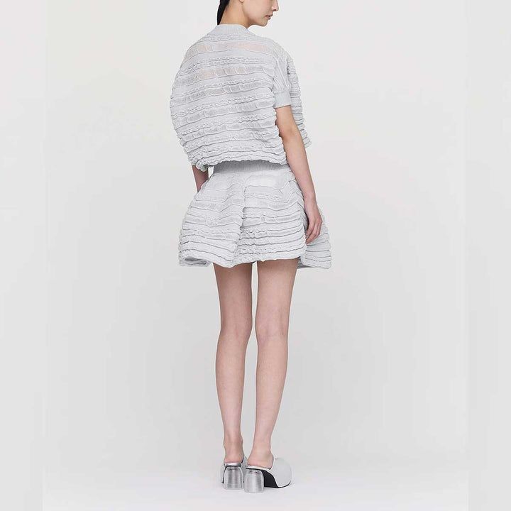 CFCL - POTTERY HS SWELL GLITTER PUFF SLEEVE MINI DRESS