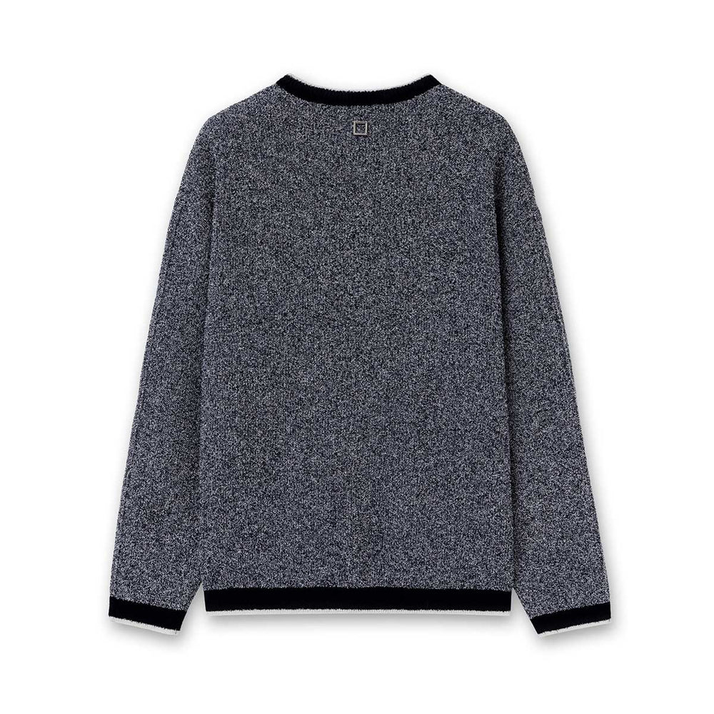 WOOYOUNGMI - Round Neck Logo Cardigan