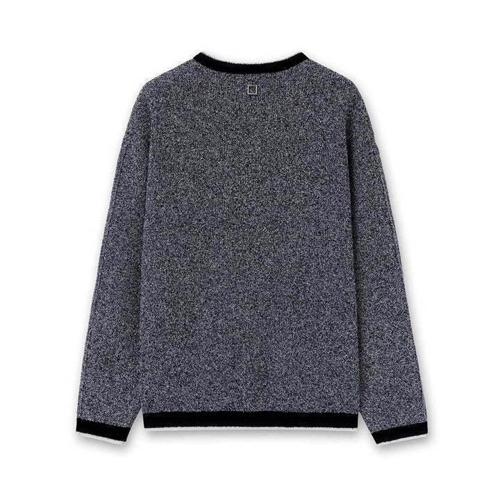 WOOYOUNGMI - Round Neck Logo Cardigan