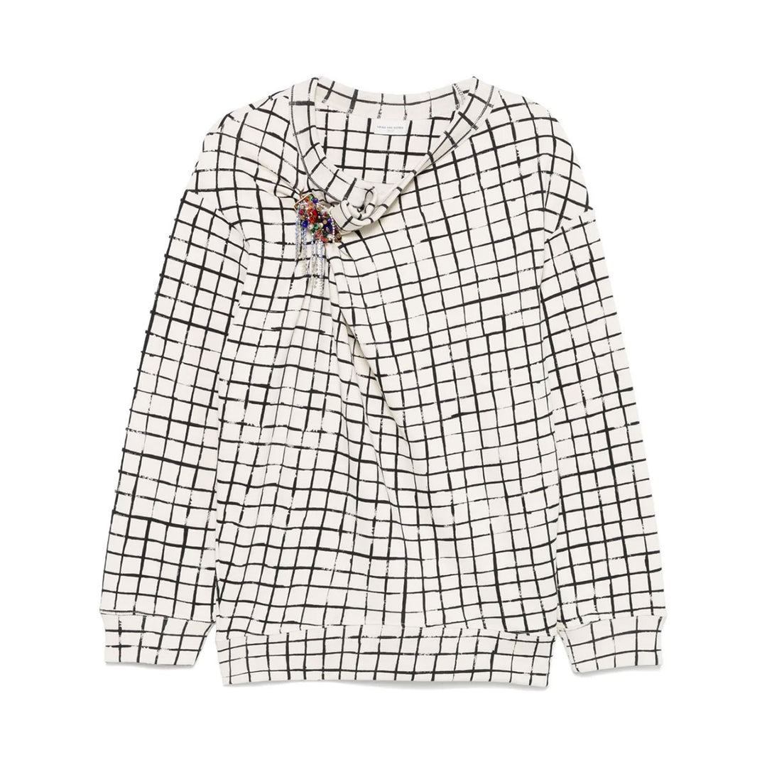 Dries Van Noten - BROOCH DETAIL SWEATER