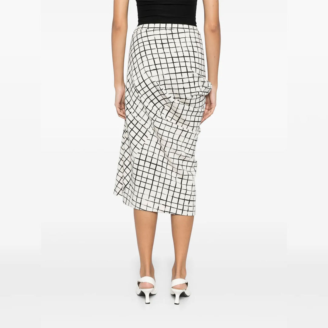 Dries Van Noten - GRID SKIRT