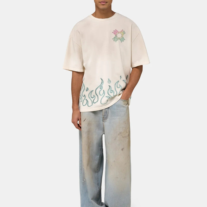 MA QUAD FLAMES OVERSIZED TEE