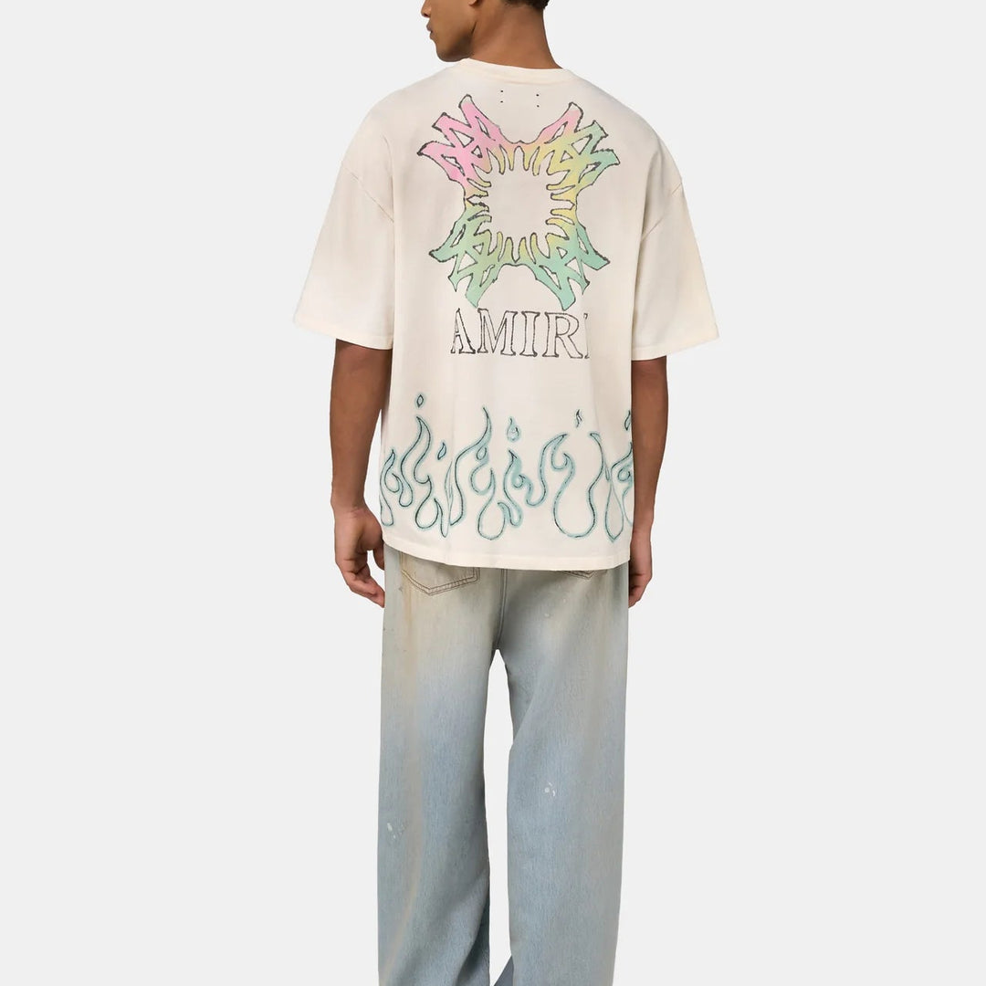 MA QUAD FLAMES OVERSIZED TEE