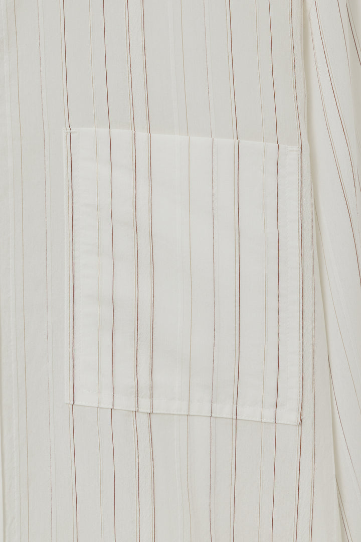 White Striped Shirt