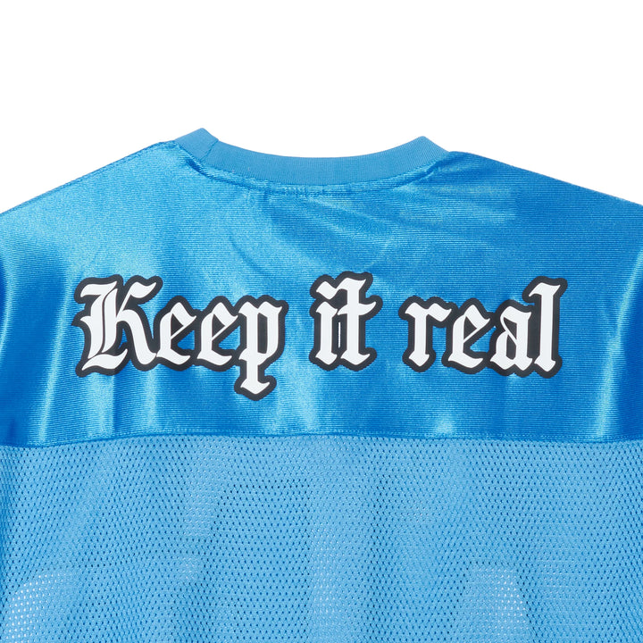 BIG LOGO MESH FOOTBALL TEE