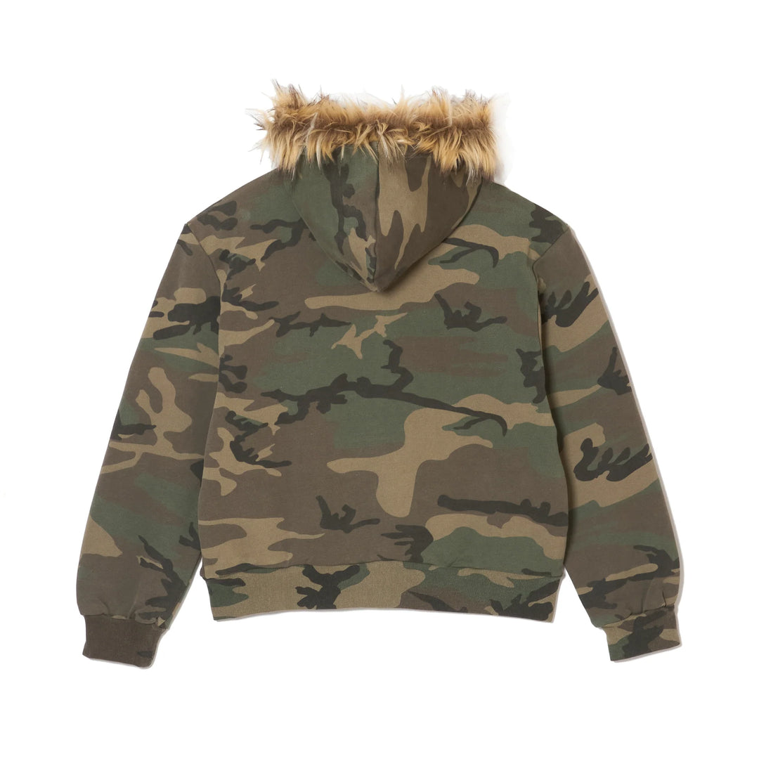 AFB X Fostex Garments FUR ZIP HOODIE