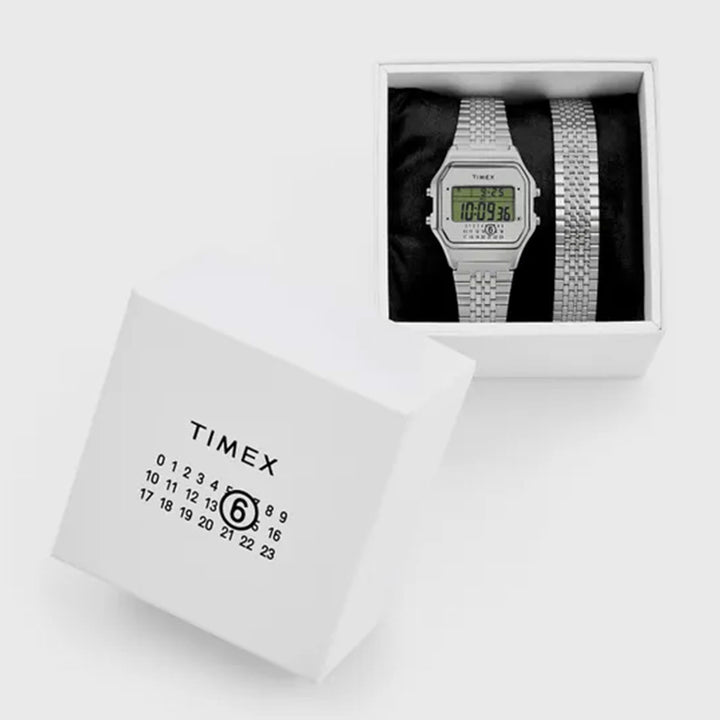 Timex x MM6 Maison Margiela T80 Gift Set w/ Extra Bracelet