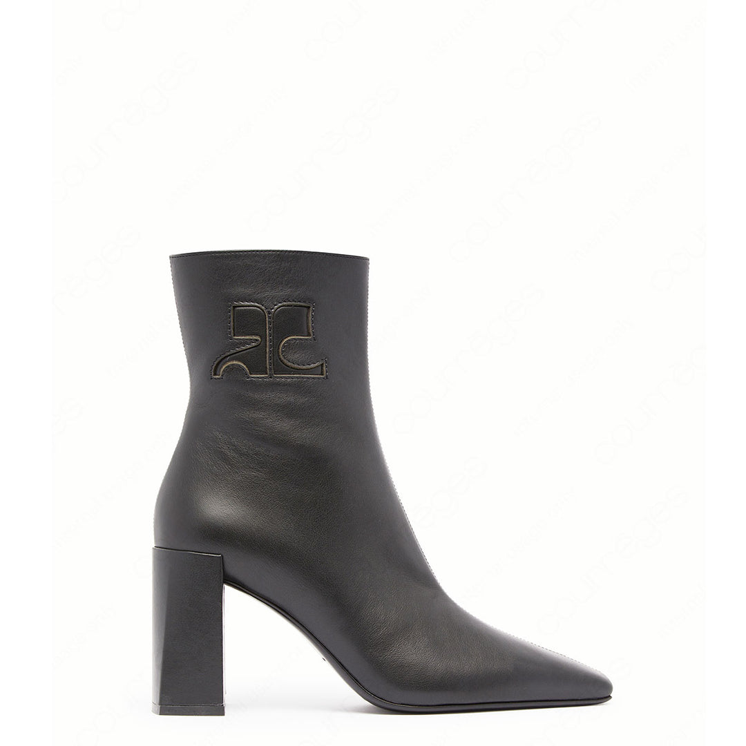 courrèges - HERITAGE LEATHER ANKLE BOOTS