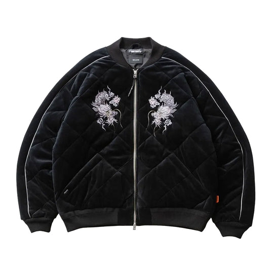 VELOUR SOUVENIR JKT - TIGHTBOOTH x DELUXE