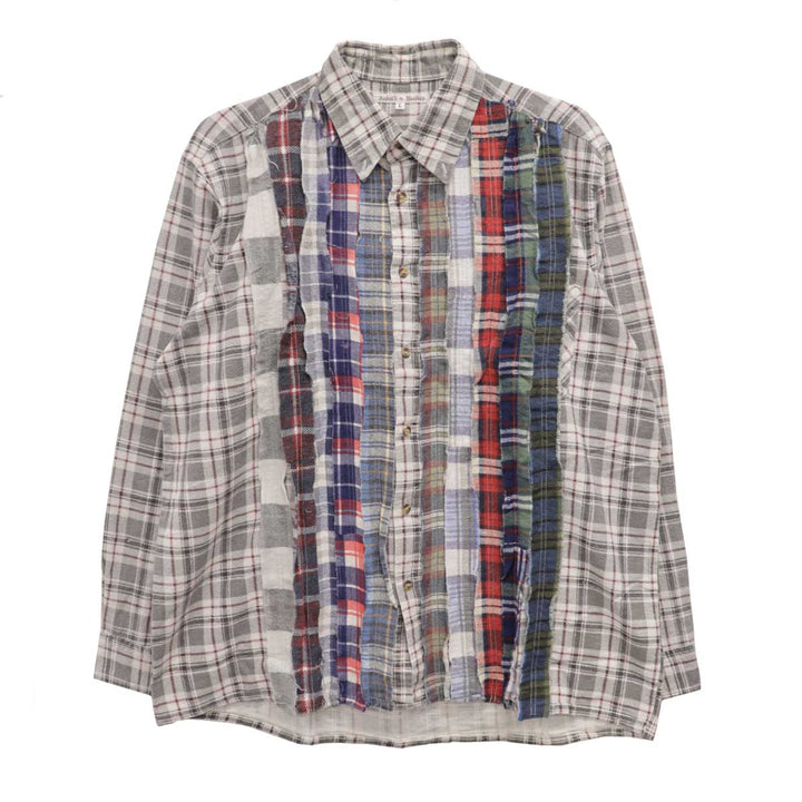 Flannel Shirt -> Ribbon Shirt【sizeL】