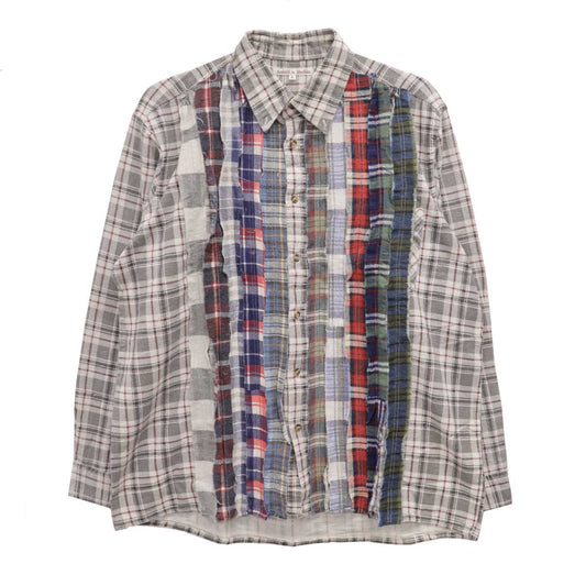 Flannel Shirt -> Ribbon Shirt【sizeL】