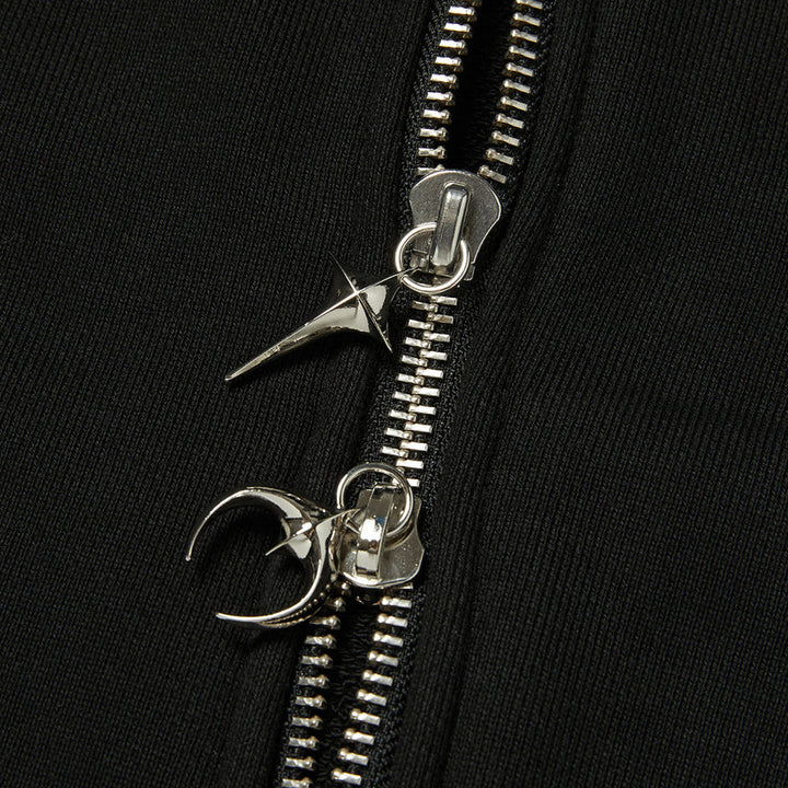 IRON STEEL FOCUS ZIP-UP HOODIE