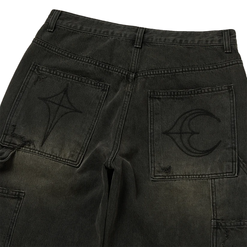 STUDDED KNEE CARPENTER PANTS