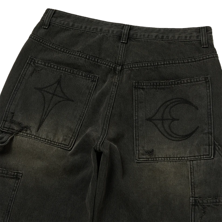 STUDDED KNEE CARPENTER PANTS