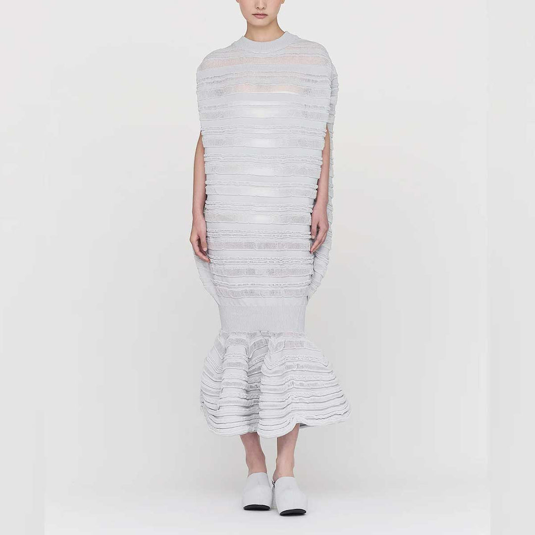 CFCL - POTTERY HS SWELL GLITTER PUFF SLEEVE MINI DRESS